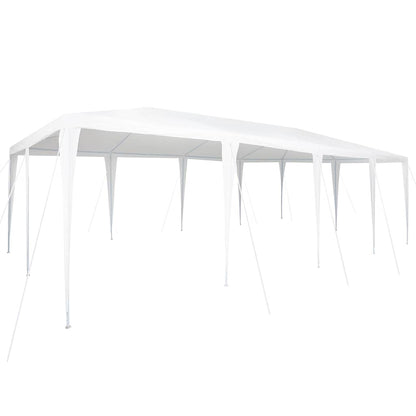 Partytent Wit 800 x 400 x 266 cm Polyethyleen en Staal