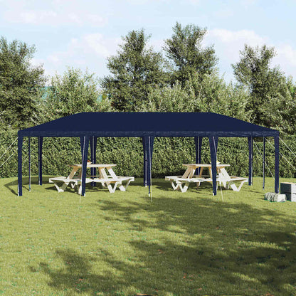 Partytent Blauw 800 x 400 x 266 cm Polyethyleen en Staal
