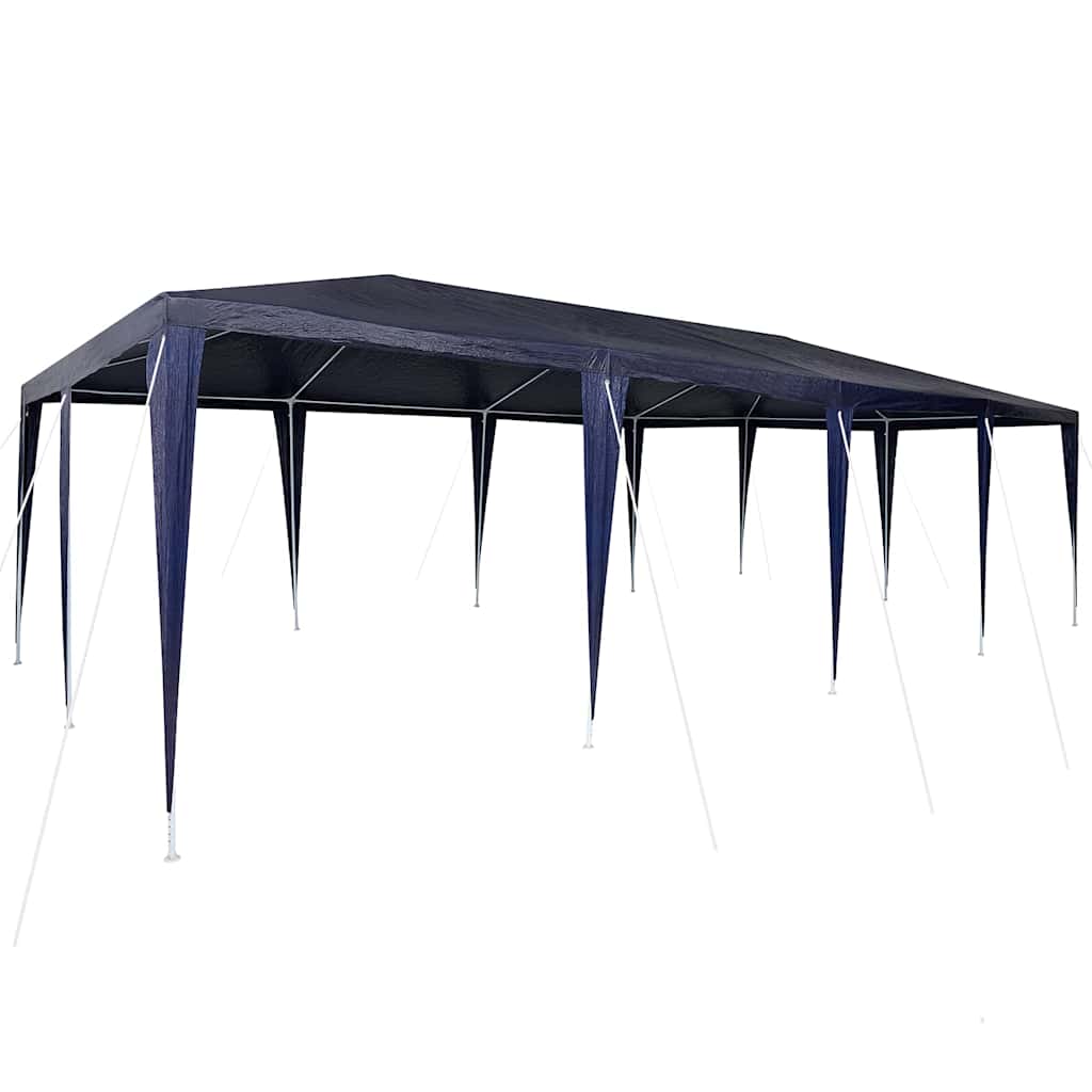 Partytent Blauw 800 x 400 x 266 cm Polyethyleen en Staal