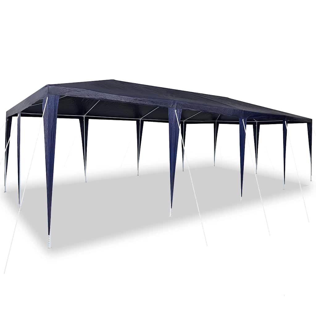 Partytent Blauw 800 x 400 x 266 cm Polyethyleen en Staal