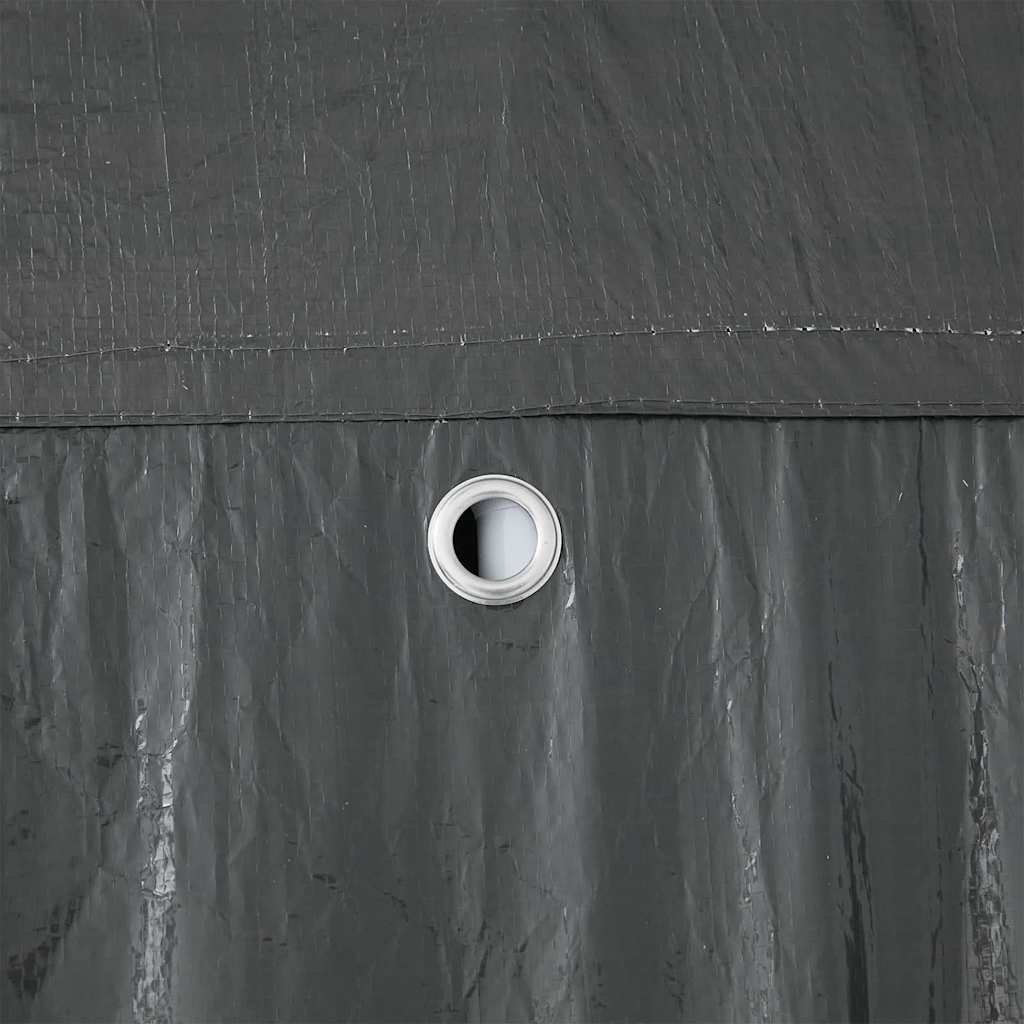 Partytent Antraciet 800 x 400 x 266 cm Polyethyleen en Staal