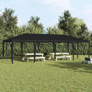 Partytent 800x400x266 cm antraciet polyethyleen staal