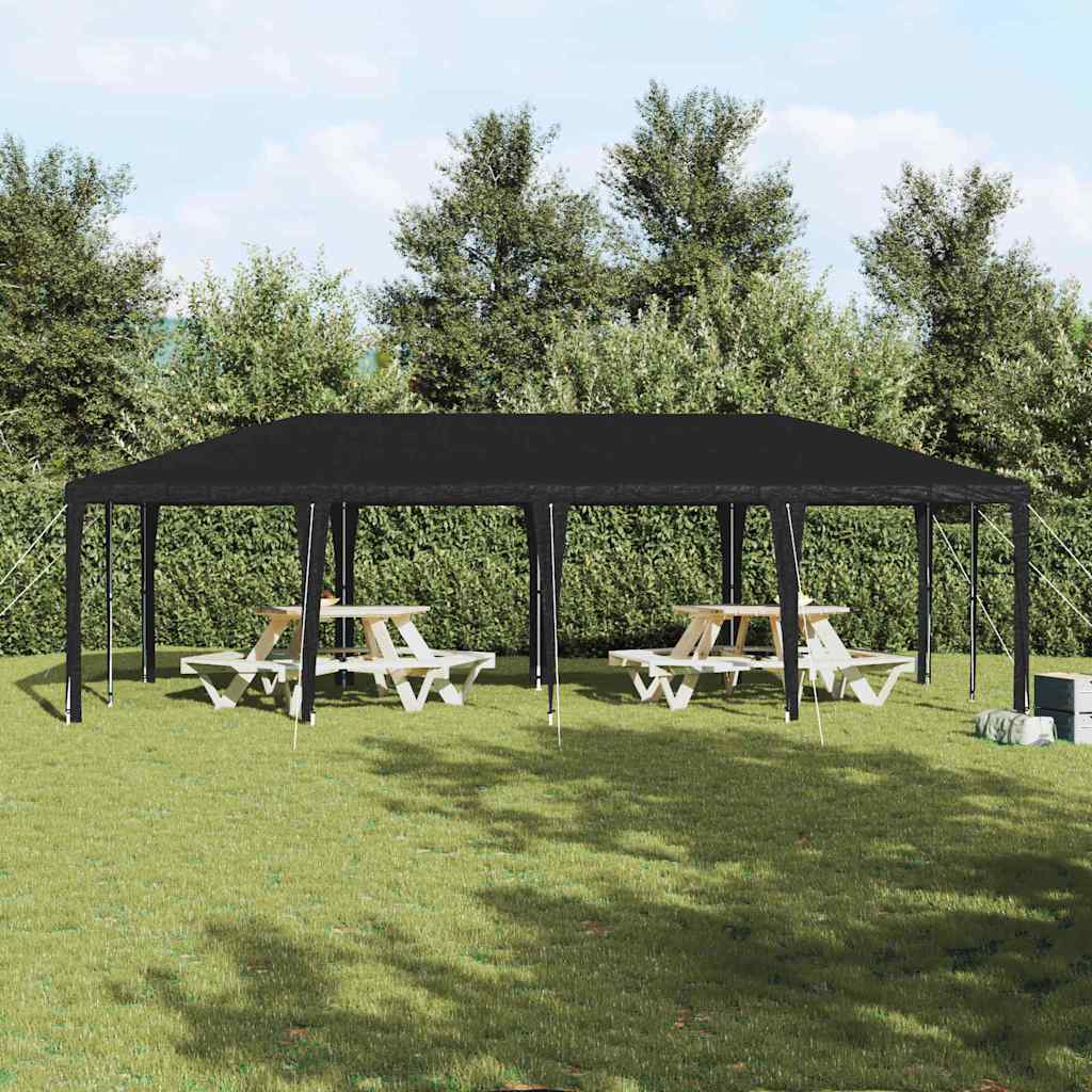 Partytent Antraciet 800 x 400 x 266 cm Polyethyleen en Staal