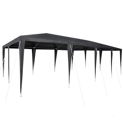 Partytent Antraciet 800 x 400 x 266 cm Polyethyleen en Staal