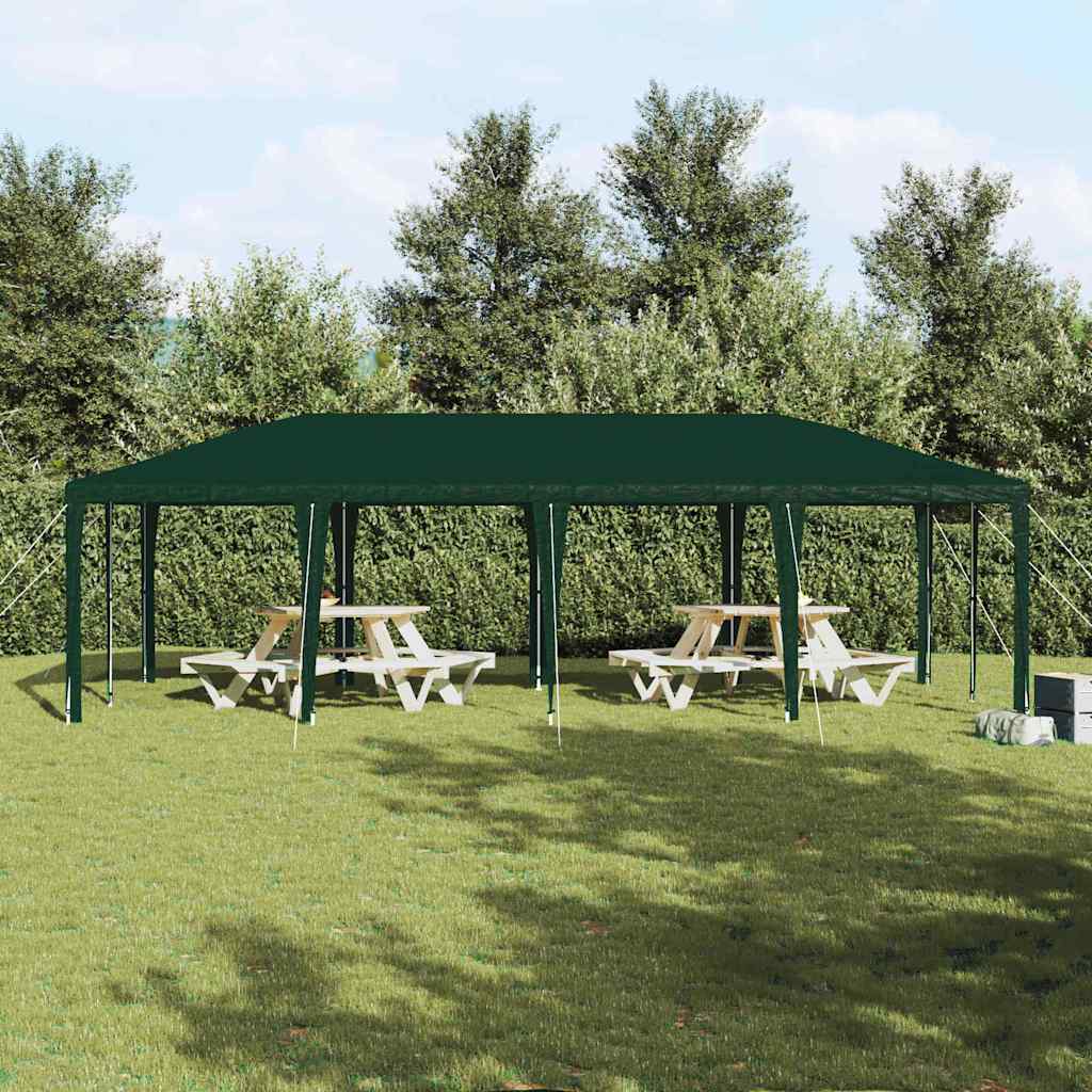 Partytent Groen 800 x 400 x 266 cm Polyethyleen en Staal