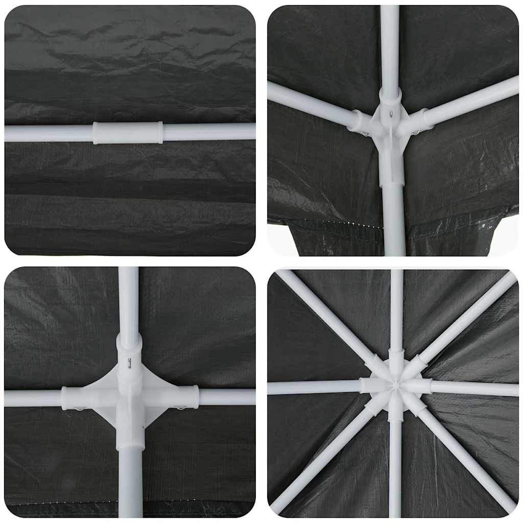 Partytent Antraciet 800 x 400 x 266 cm Polyetheen