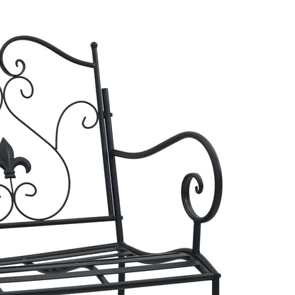 Tuinbank Zwart 104 x 54 x 93 cm Staal