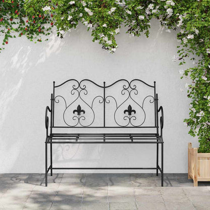 Tuinbank Zwart 104 x 54 x 93 cm Staal