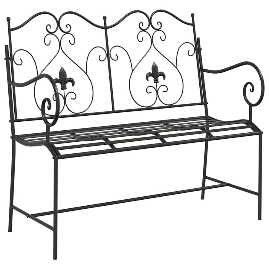 Tuinbank Zwart 104 x 54 x 93 cm Staal