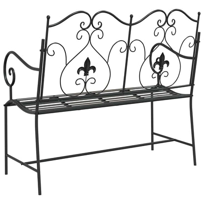 Tuinbank Zwart 104 x 54 x 93 cm Staal