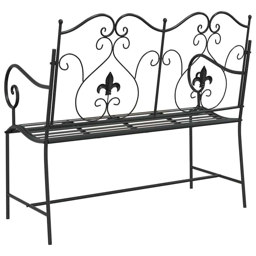 Tuinbank Zwart 104 x 54 x 93 cm Staal