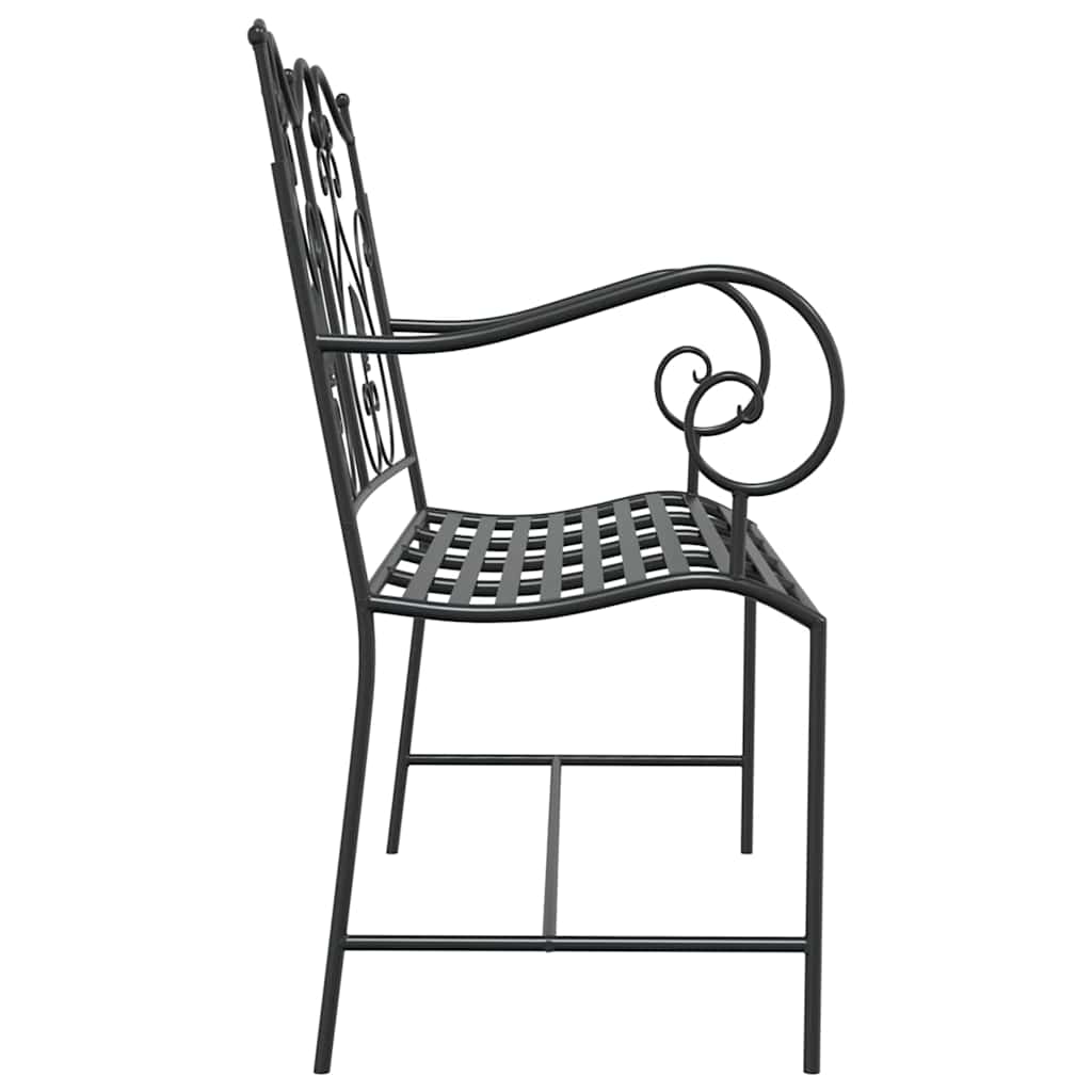 Tuinbank Zwart 104 x 54 x 93 cm Staal