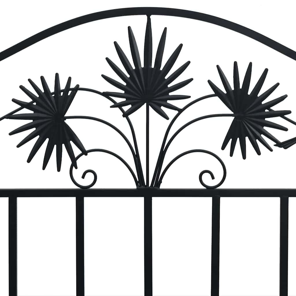 Tuinbank Zwart 104 x 52,5 x 89 cm Staal