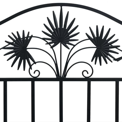 Tuinbank Zwart 104 x 52,5 x 89 cm Staal