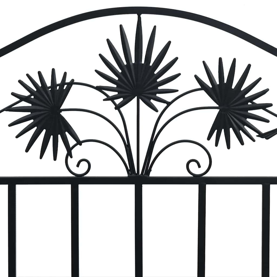 Tuinbank Zwart 104 x 52,5 x 89 cm Staal