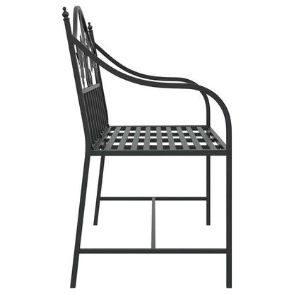 Tuinbank Zwart 104 x 52,5 x 89 cm Staal