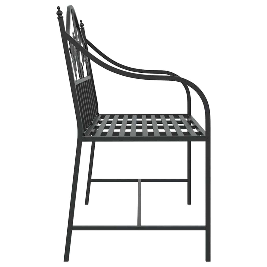 Tuinbank Zwart 104 x 52,5 x 89 cm Staal