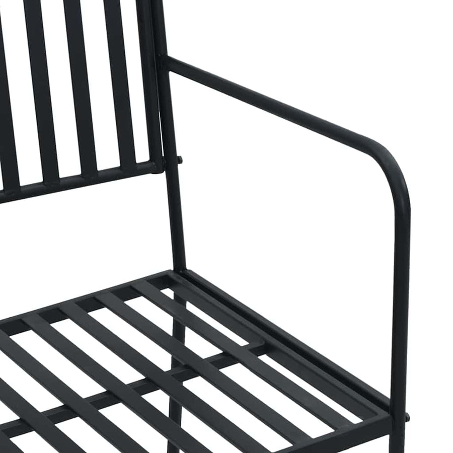 Tuinbank Zwart 103,5 x 51,5 x 90 cm Staal