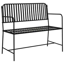 Tuinbank Zwart 103,5 x 51,5 x 90 cm Staal
