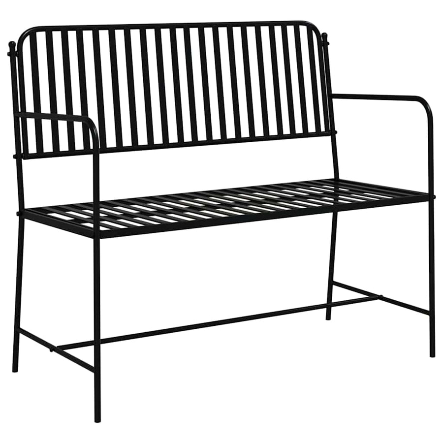 Tuinbank Zwart 103,5 x 51,5 x 90 cm Staal