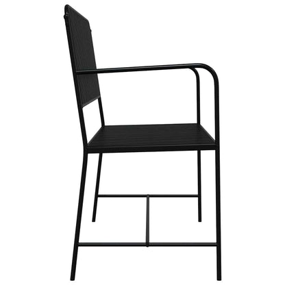 Tuinbank Zwart 103,5 x 51,5 x 90 cm Staal