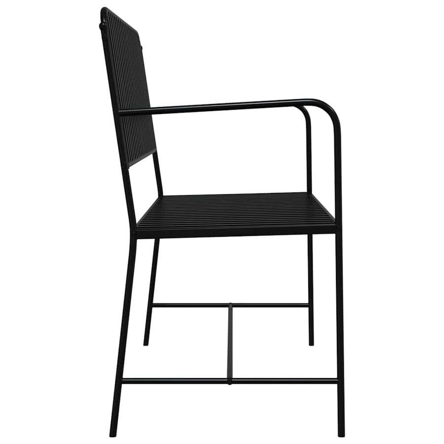 Tuinbank Zwart 103,5 x 51,5 x 90 cm Staal