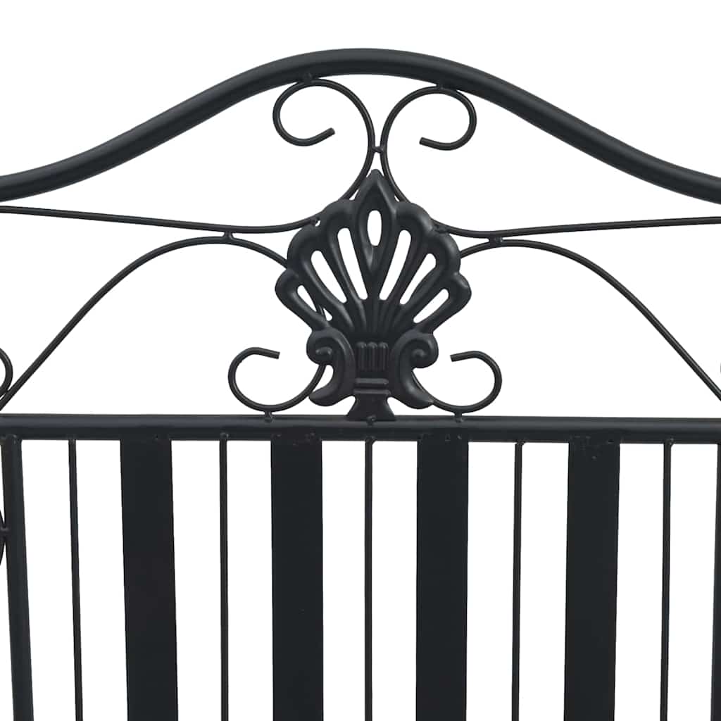Tuinbank Zwart 103,5 x 59 x 89 cm Staal