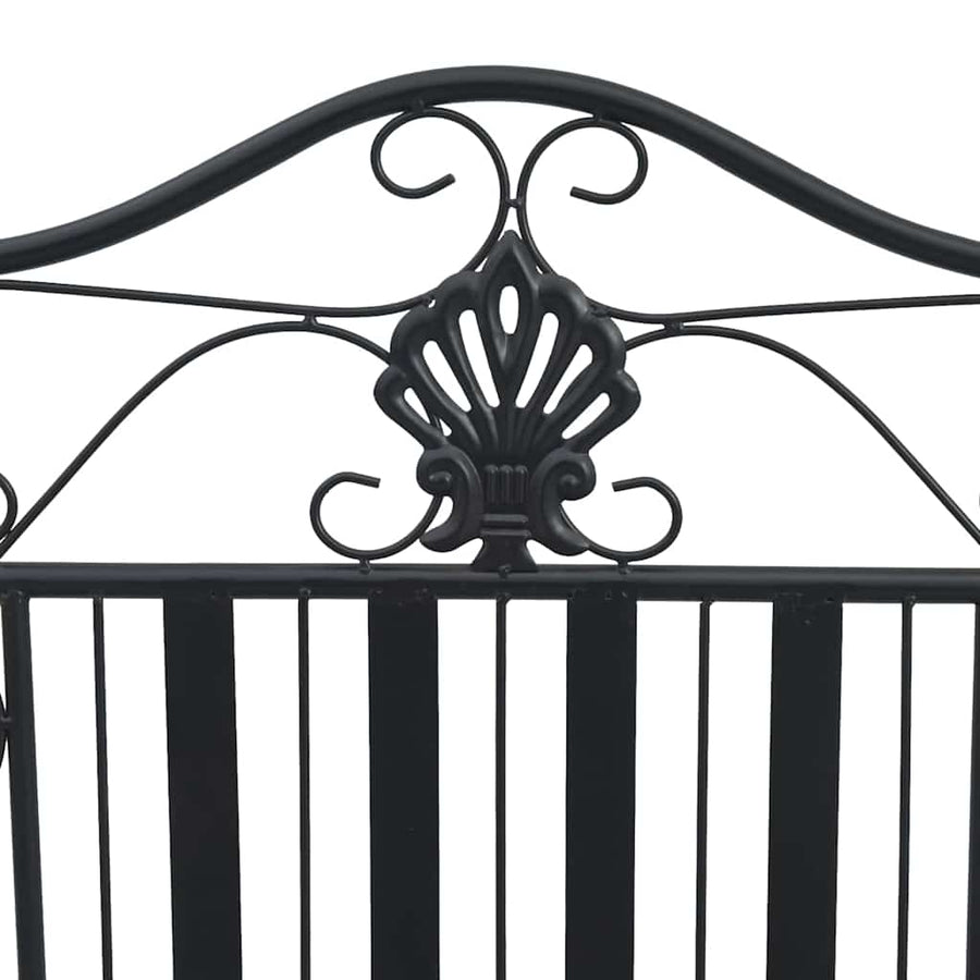 Tuinbank Zwart 103,5 x 59 x 89 cm Staal