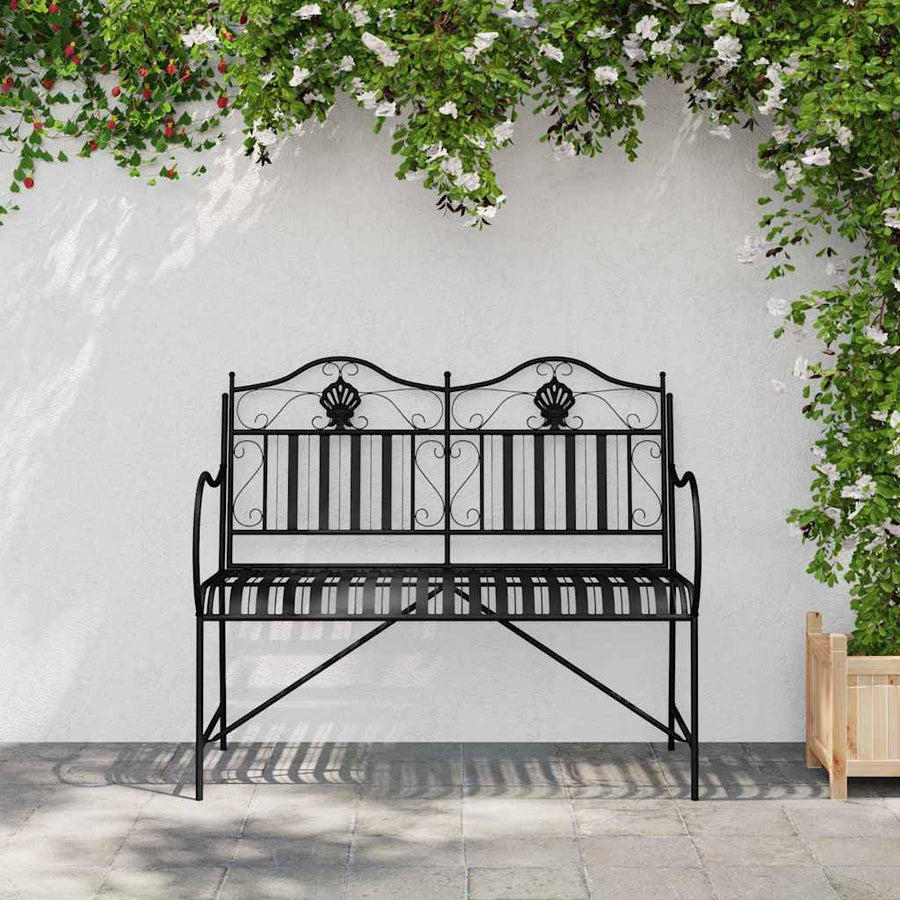 Tuinbank Zwart 103,5 x 59 x 89 cm Staal