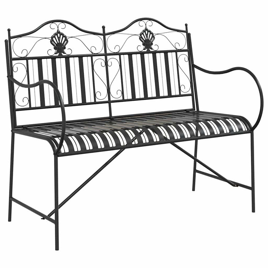 Tuinbank Zwart 103,5 x 59 x 89 cm Staal
