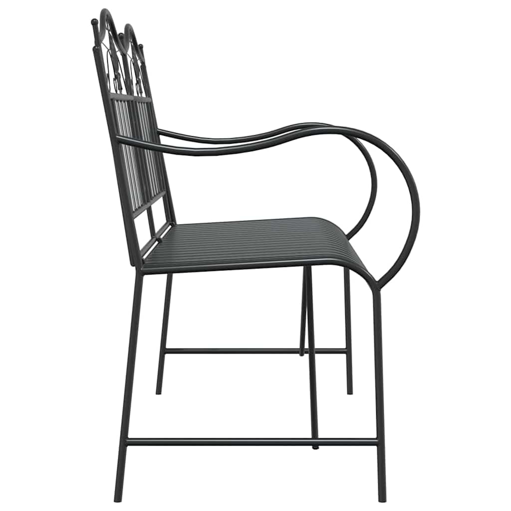 Tuinbank Zwart 103,5 x 59 x 89 cm Staal