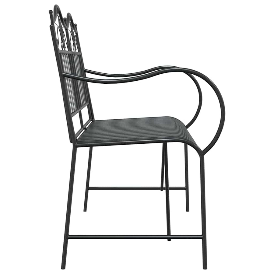 Tuinbank Zwart 103,5 x 59 x 89 cm Staal