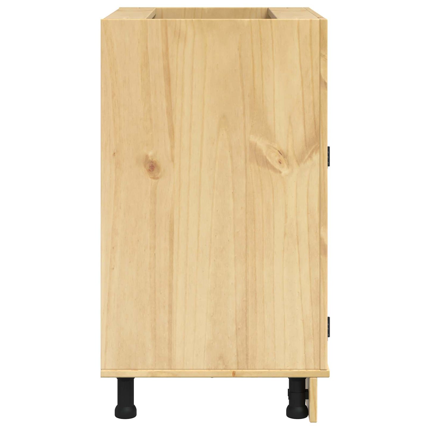 Kast met lade Honing 60 x 46 x 81,5 cm Massief grenenhout