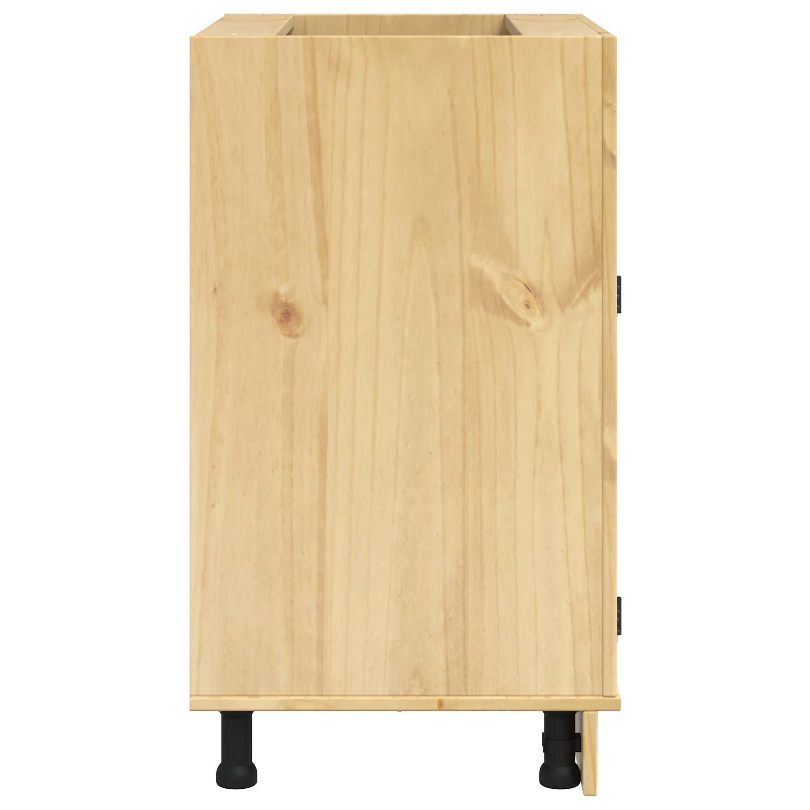 Kast met lade Honing 60 x 46 x 81,5 cm Massief grenenhout