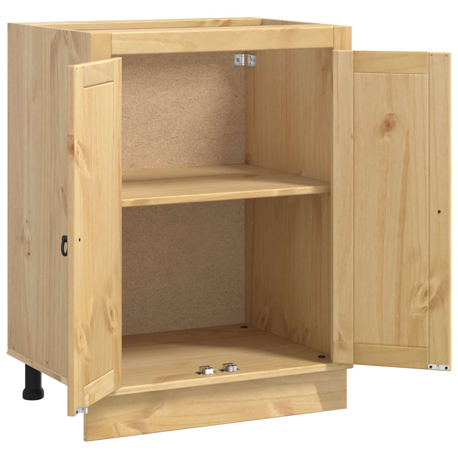 Kast met plank Honing 60 x 46 x 81,5 cm Massief grenenhout