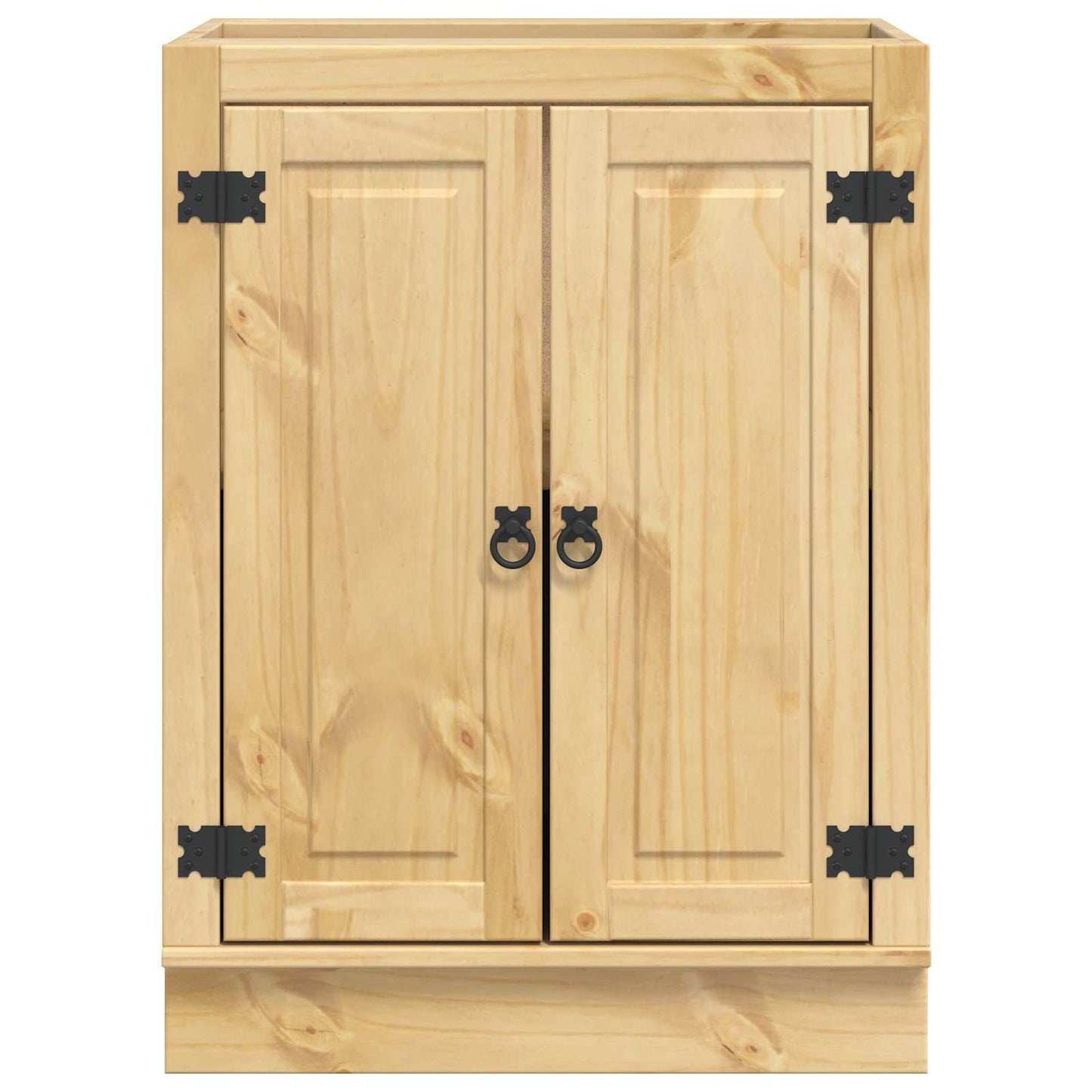 Kast met plank Honing 60 x 46 x 81,5 cm Massief grenenhout