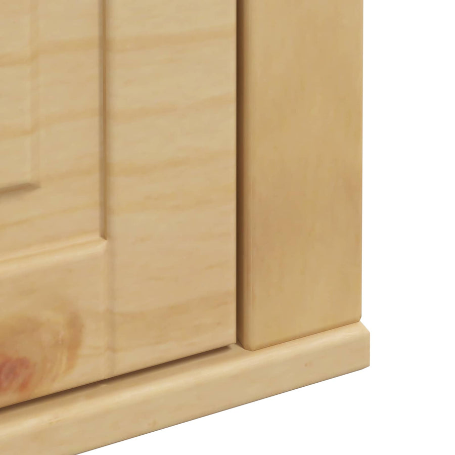 Kast met opslag Honing 60 x 32 x 40 cm Massief grenenhout