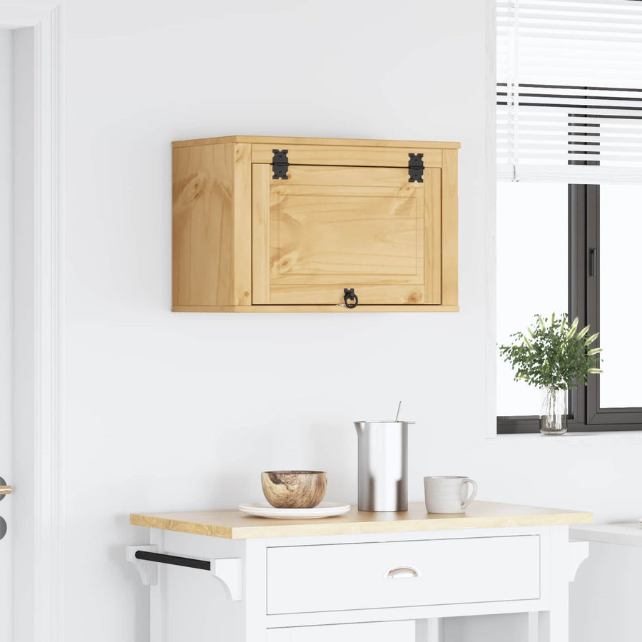 Kast met opslag Honing 60 x 32 x 40 cm Massief grenenhout