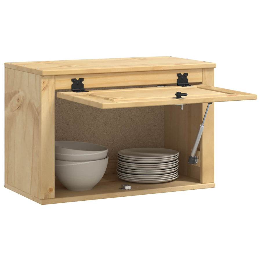 Kast met opslag Honing 60 x 32 x 40 cm Massief grenenhout
