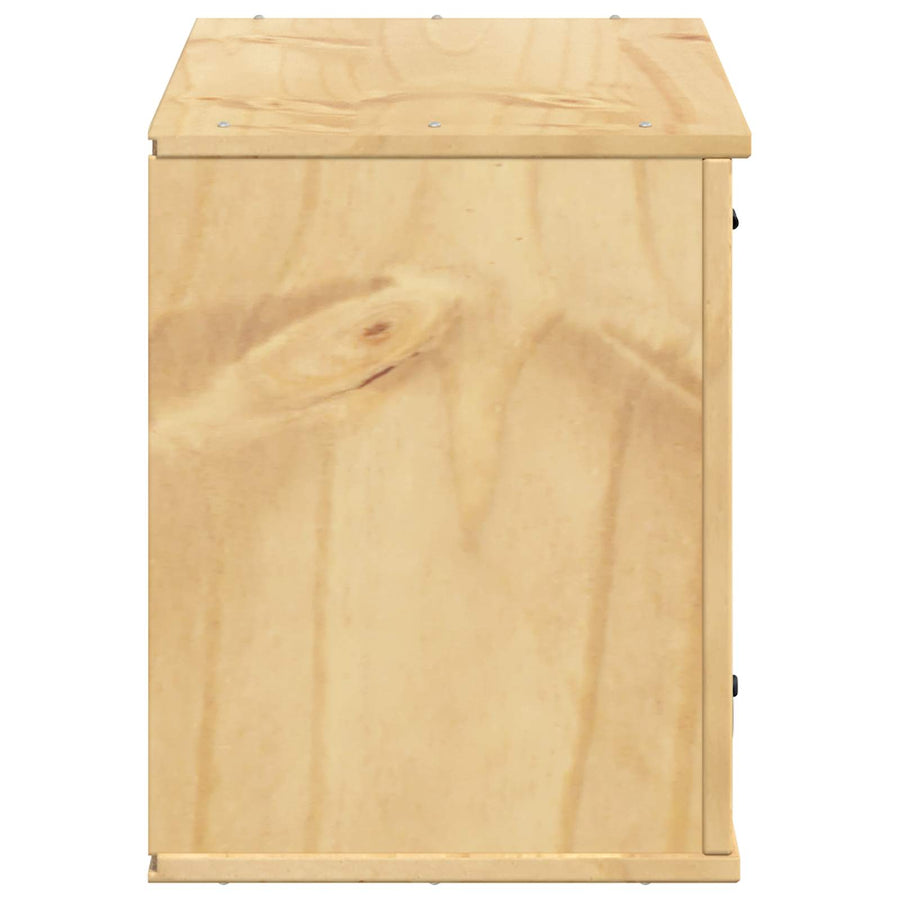 Kast met opslag Honing 60 x 32 x 40 cm Massief grenenhout