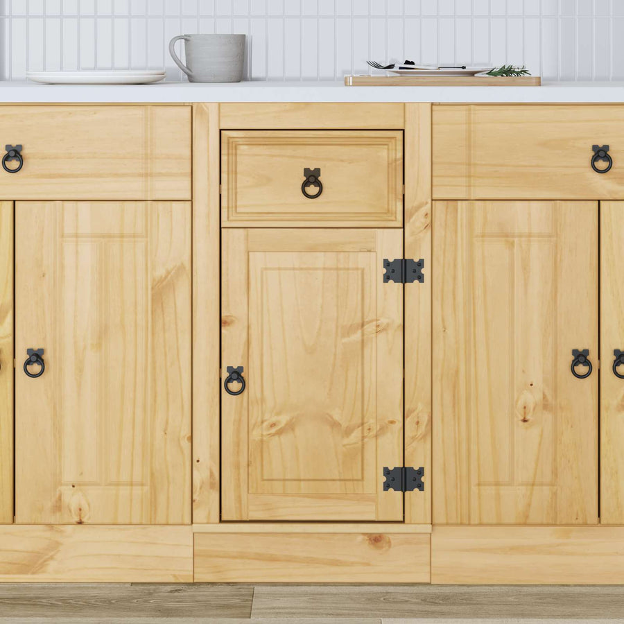 Kast met lade Honing 40 x 46 x 81,5 cm Massief grenenhout