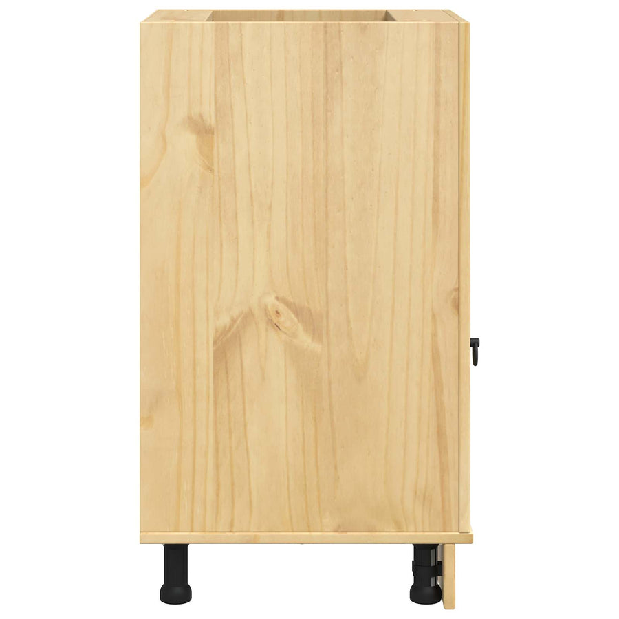 Kast met lade Honing 40 x 46 x 81,5 cm Massief grenenhout