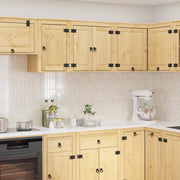Kast massief grenenhout 60x32x40 cm honingbruin
