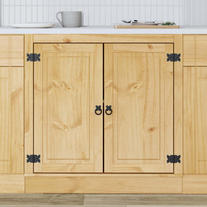 Kast met plank Honing 80 x 46 x 81,5 cm Massief grenenhout