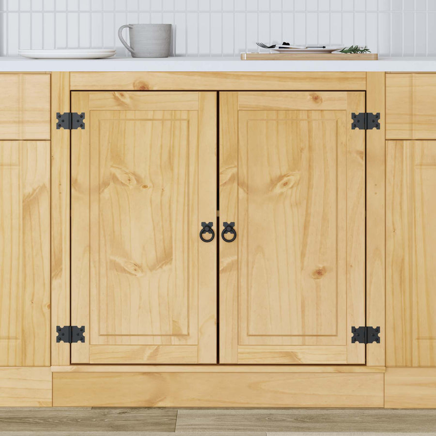 Kast met plank Honing 80 x 46 x 81,5 cm Massief grenenhout
