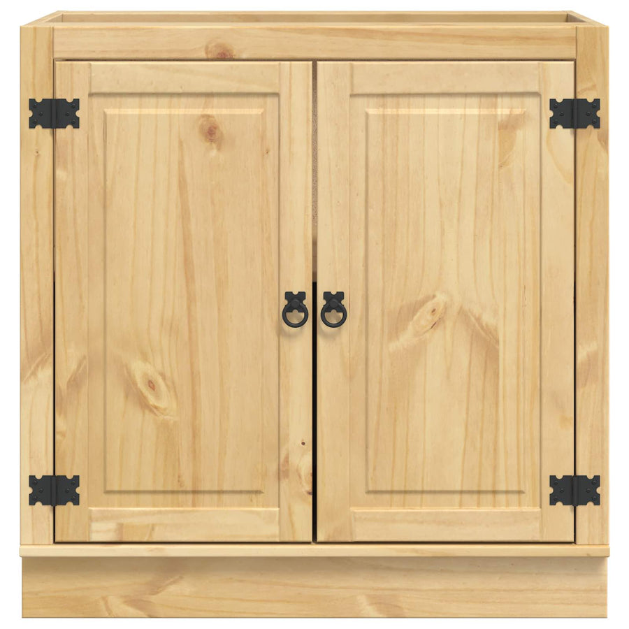 Kast met plank Honing 80 x 46 x 81,5 cm Massief grenenhout