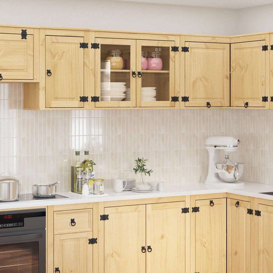 Kast met plank Honing 60 x 32 x 40 cm Massief grenenhout