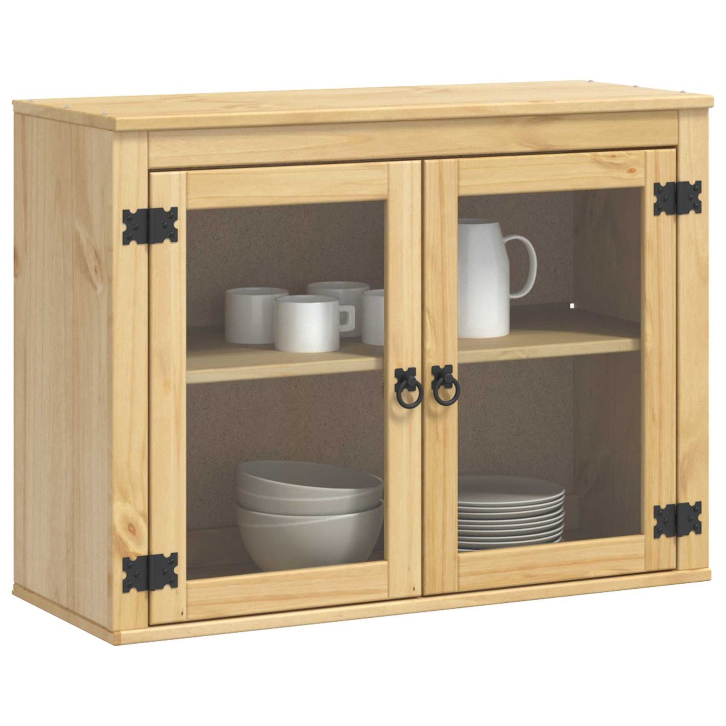 Kast met plank Honing 60 x 32 x 40 cm Massief grenenhout
