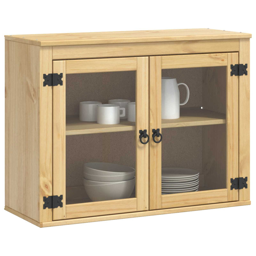 Kast met plank Honing 60 x 32 x 40 cm Massief grenenhout