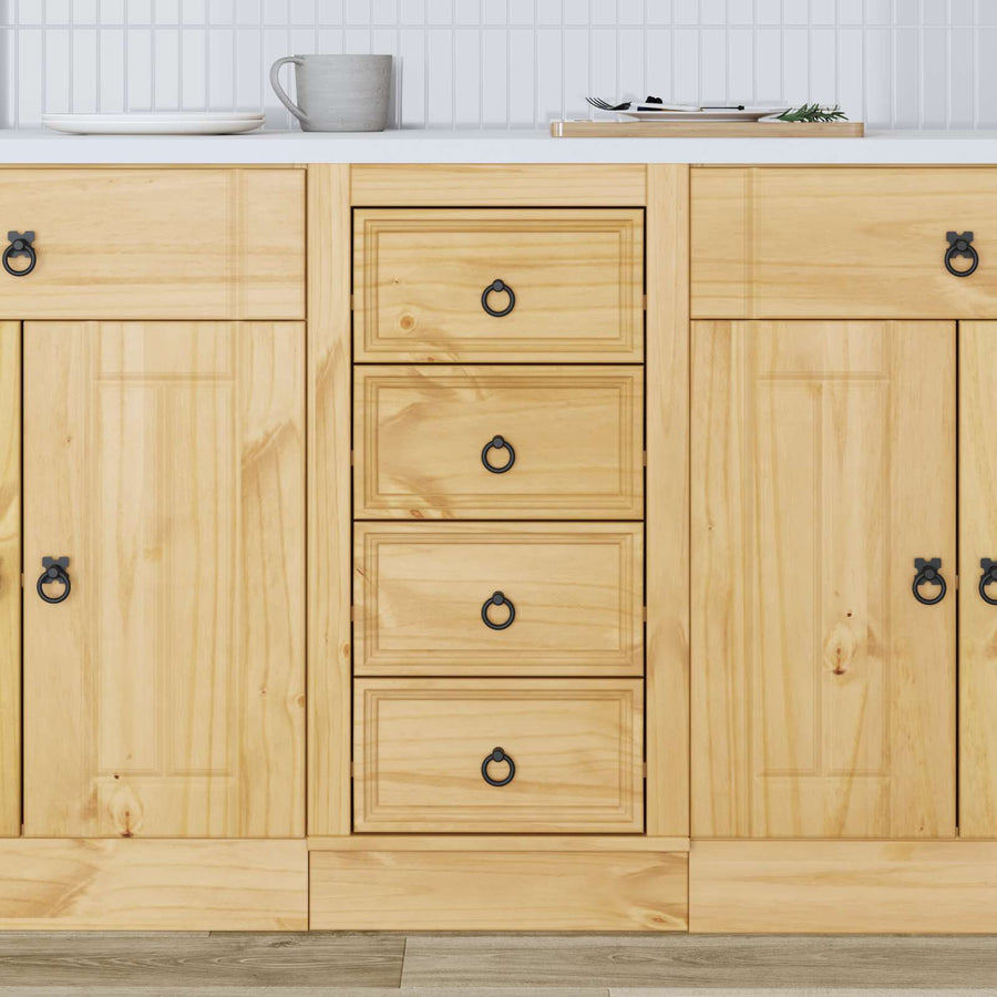 Kast met lade Honing 40 x 46 x 81,5 cm Massief grenenhout